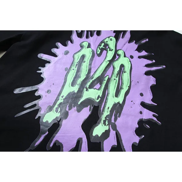 Hellstar Horror Book Long-Sleeve T-Shirt #590 Black/White