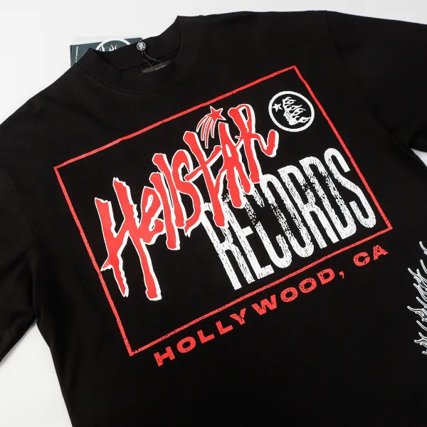 Hellstar Silent Ride Long-Sleeve T-Shirt D3230 Black/White