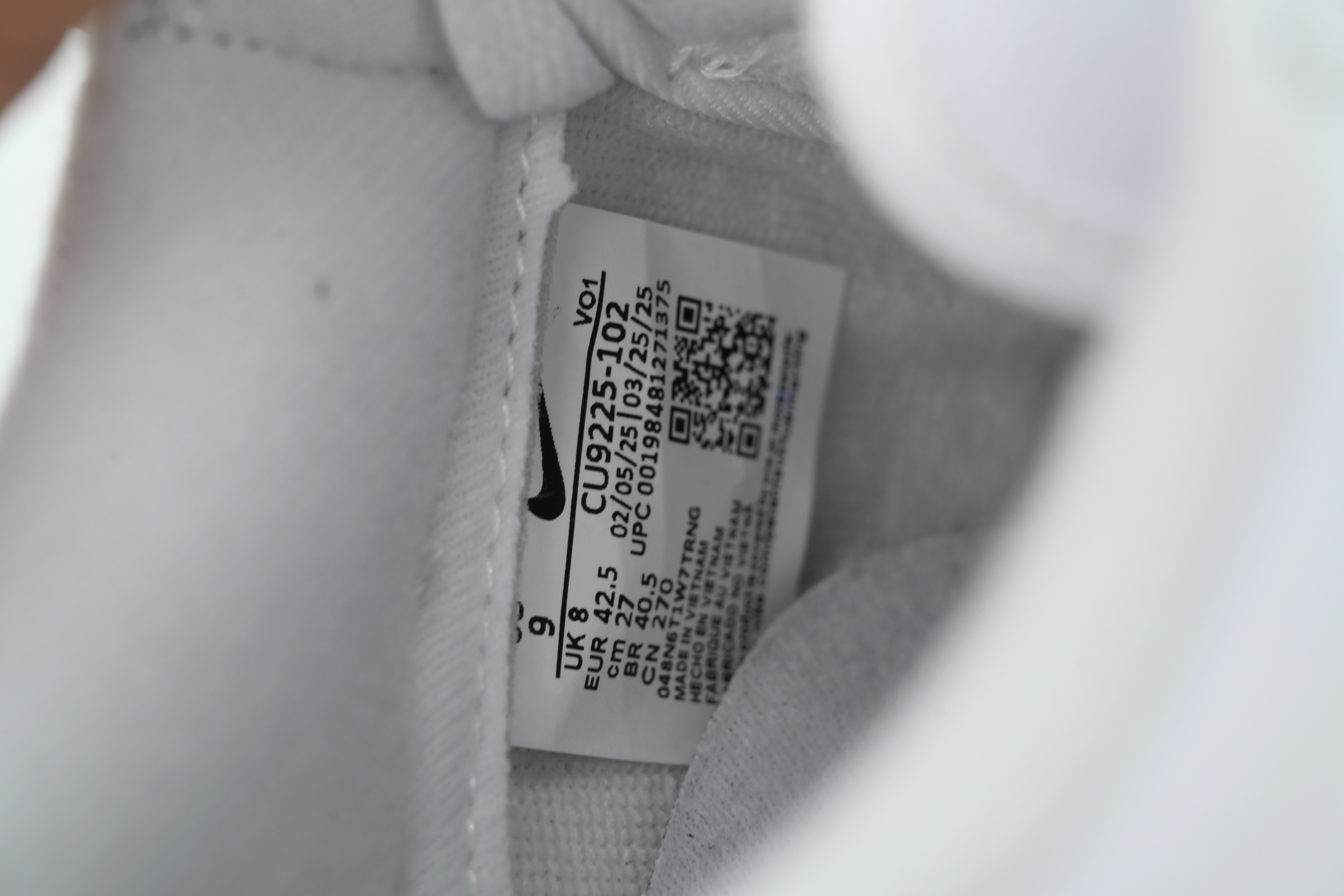 LJR Batch Nike Supreme x Air Force 1 Low 'Box Logo - White Black' CU9225-102