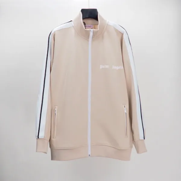 Palm Angels Zip-Up Classic Track Jacket & Pants Set Apricot