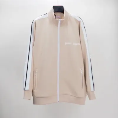 Palm Angels Zip-Up Classic Track Jacket & Pants Set Apricot 01