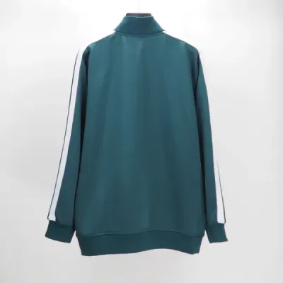 Palm Angels Zip-Up Classic Track Jacket & Pants Set Dark Green 02