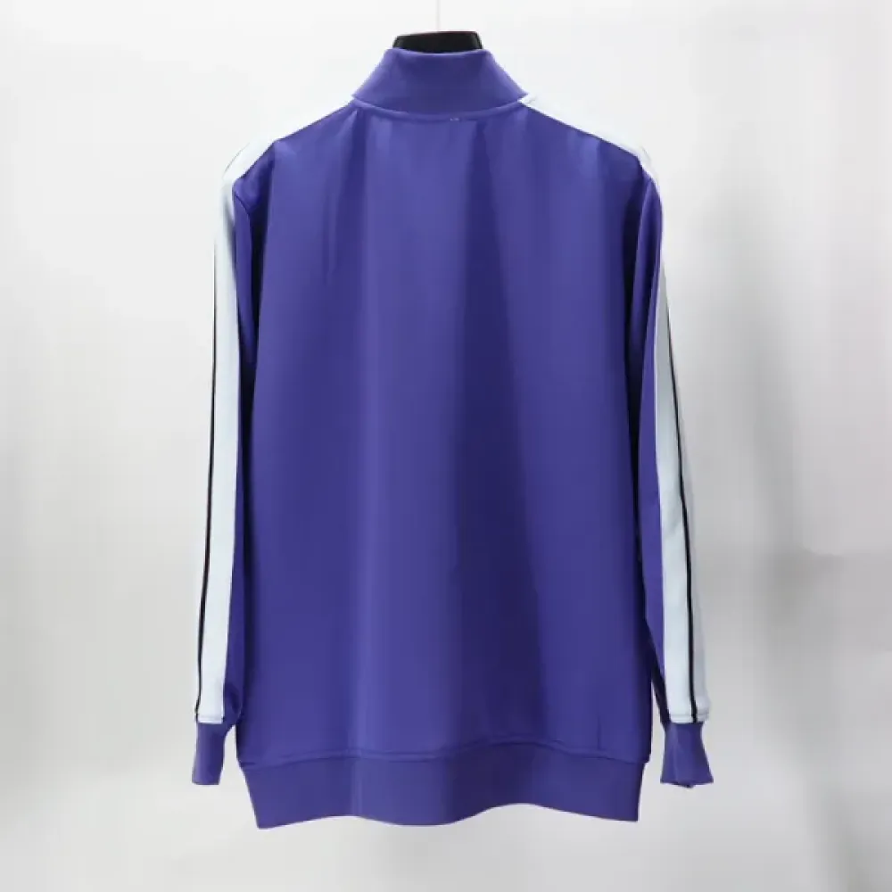 Palm Angels Zip-Up Classic Track Jacket & Pants Set Dark Purple