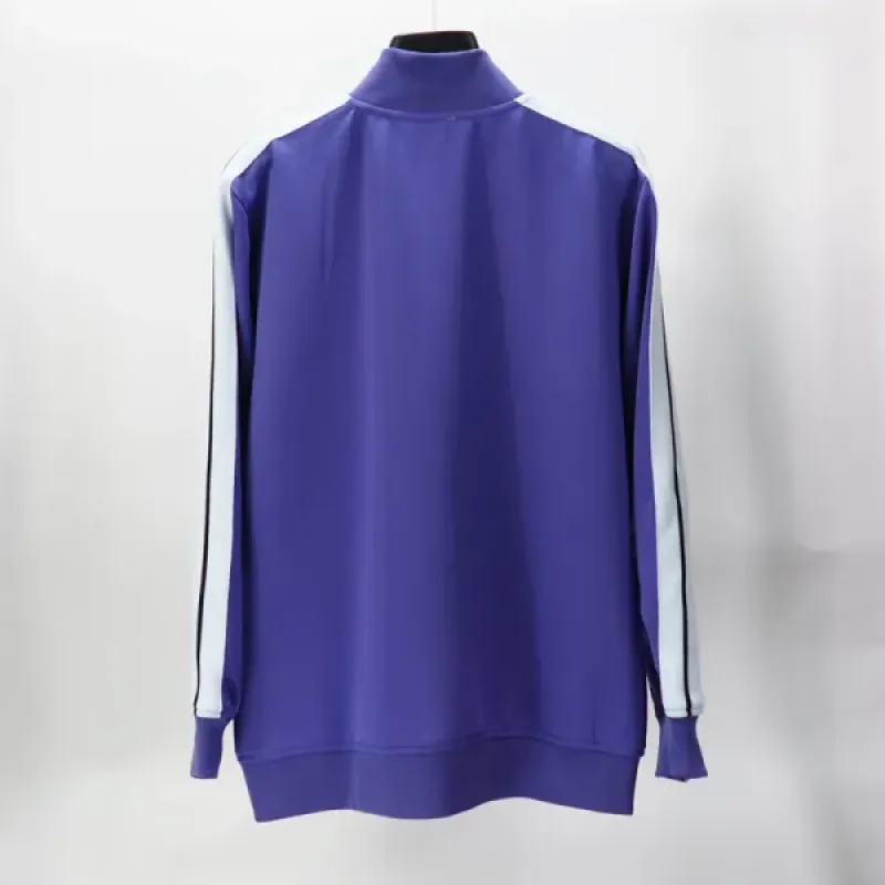 Palm Angels Zip-Up Classic Track Jacket & Pants Set Dark Purple