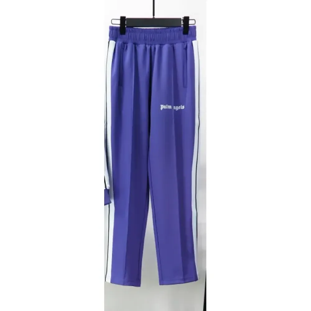 Palm Angels Zip-Up Classic Track Jacket & Pants Set Dark Purple