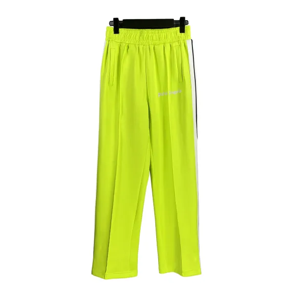Palm Angels Zip-Up Classic Track Jacket & Pants Set Fluorescent Yellow