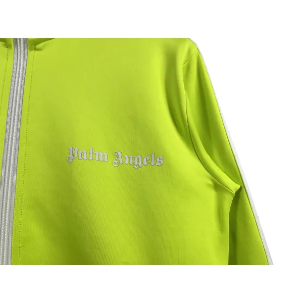 Palm Angels Zip-Up Classic Track Jacket & Pants Set Fluorescent Yellow