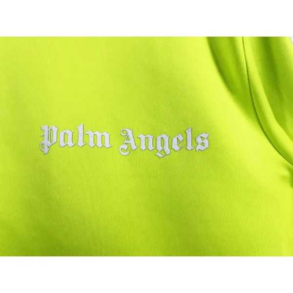 Palm Angels Zip-Up Classic Track Jacket & Pants Set Fluorescent Yellow