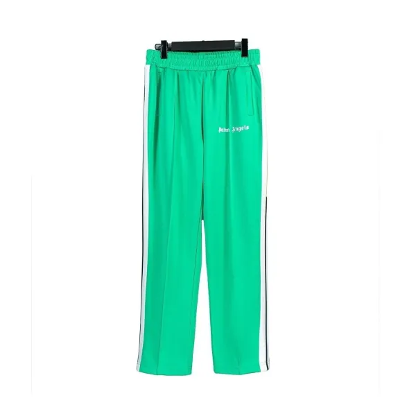 Palm Angels Zip-Up Classic Track Jacket & Pants Set Grass Green
