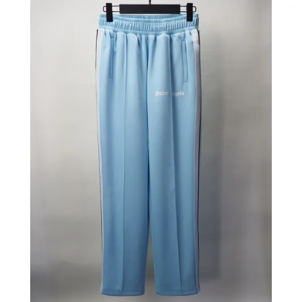 Palm Angels Zip-Up Classic Track Jacket & Pants Set Sky Blue