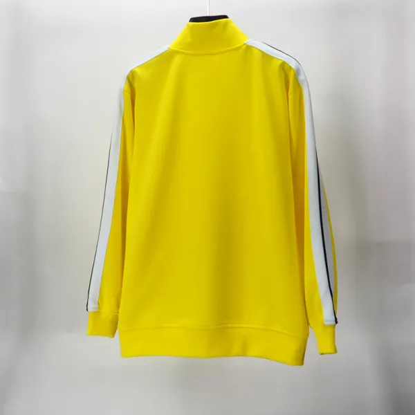 Palm Angels Zip-Up Classic Track Jacket & Pants Set Yellow