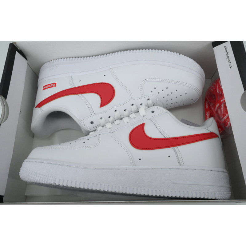 PK God Batch Supreme x Air Force 1 Low'Box Logo-Speed Red'Shanghai Exclusive CU9225-101