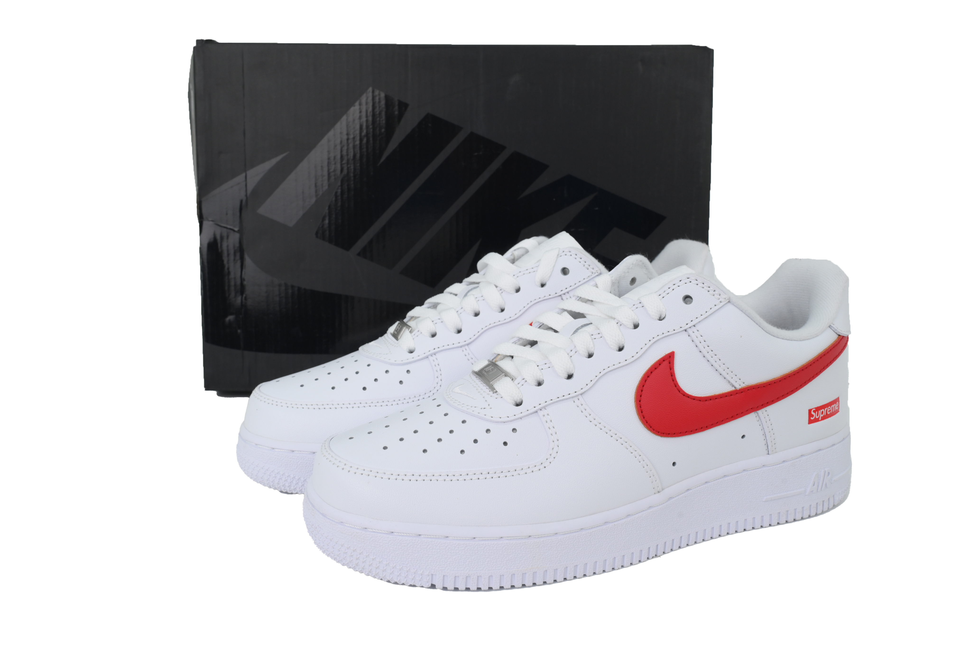 PK God Batch Supreme x Air Force 1 Low'Box Logo-Speed Red'Shanghai Exclusive CU9225-101