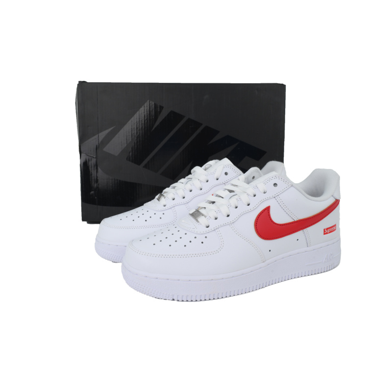 PK God Batch Supreme x Air Force 1 Low'Box Logo-Speed Red'Shanghai Exclusive CU9225-101