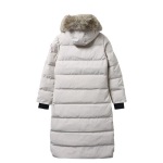  Canada Goose Mystique Parka Classic Long Disc White