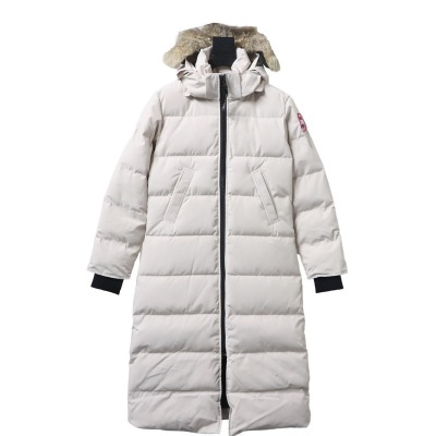  Canada Goose Mystique Parka Classic Long Disc White 01