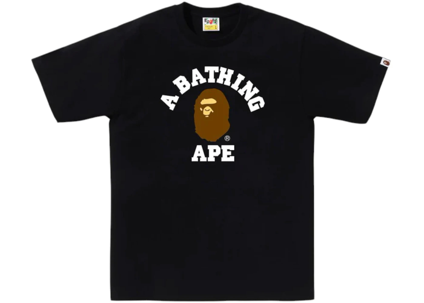 BAPE College Tee (SS25) Black