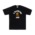 BAPE College Tee (SS25) Black