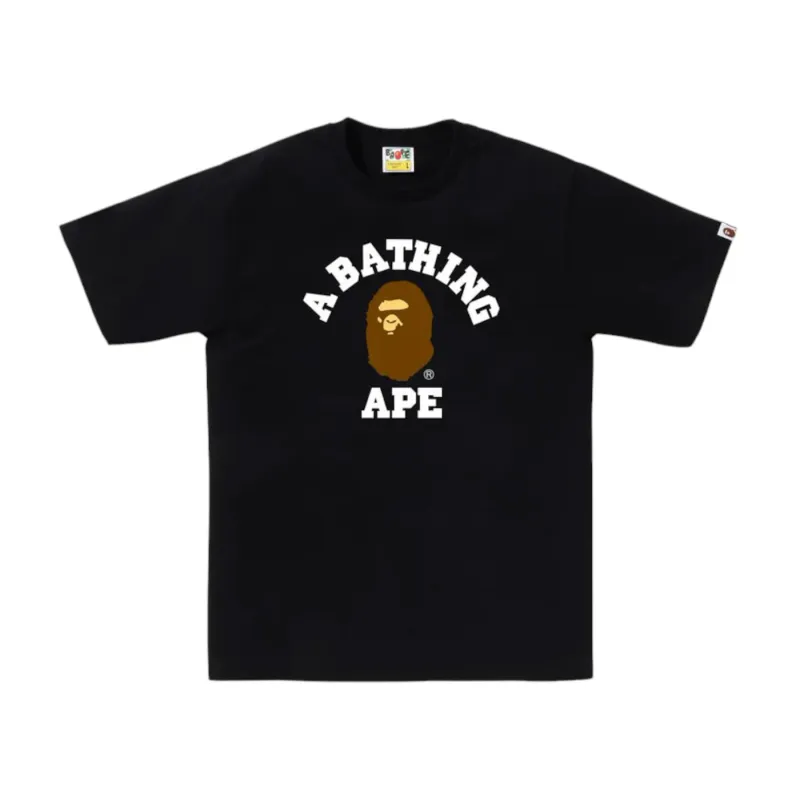 BAPE College Tee (SS25) Black