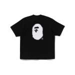 BAPE HAND DRAW LOGO RELAXED FIT TEE Black