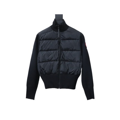 Canada Goose Hybridge Quilted Knit Jacket Black 01