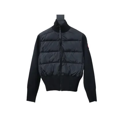 Canada Goose Hybridge Quilted Knit Jacket Black 01
