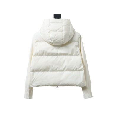 Canada Goose HyBridge Wide Quilt Knit Hoody White 02
