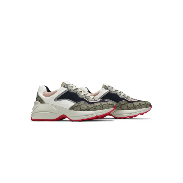 Gucci Wmns GG Rhyton 'Beige White Pink' 620185 99WF0 4371