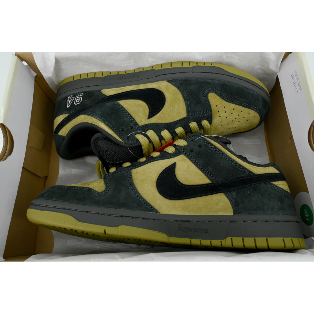 LJR Batch Nike Supreme x Dunk Low SB 'Camper Green' HQ8487-300