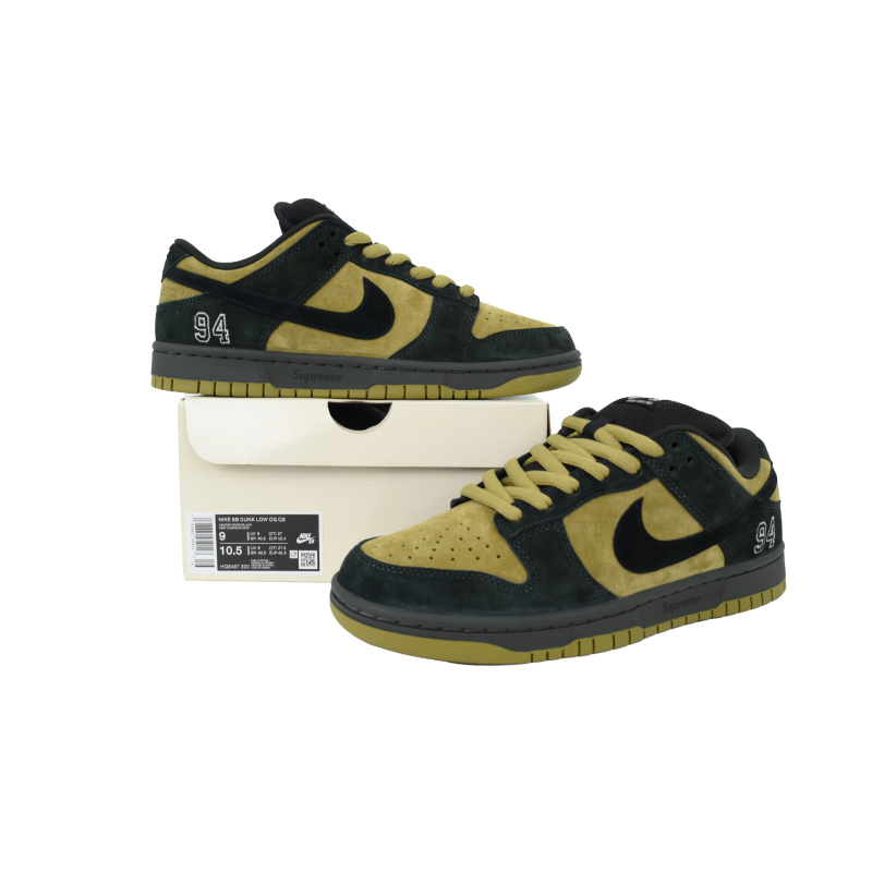 LJR Batch Nike Supreme x Dunk Low SB 'Camper Green' HQ8487-300