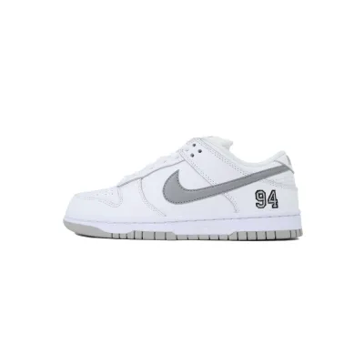 LJR Batch Nike Supreme x Dunk Low SB 'White Metallic Silver' HQ8487-100 01