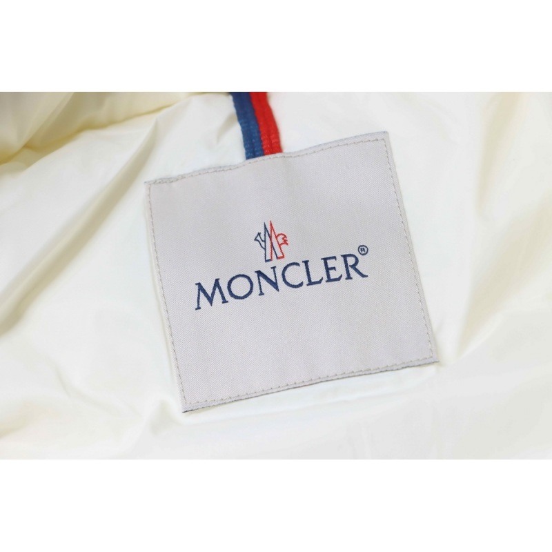 Moncler Velvet Down Vest White