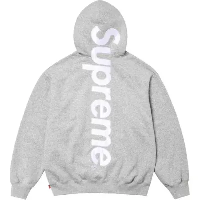 Supreme Satin Appliqué Tracksuit Grey 02