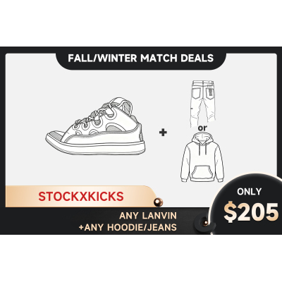 Any Lanvin Curb + Any hoodie or jeans=$205 01