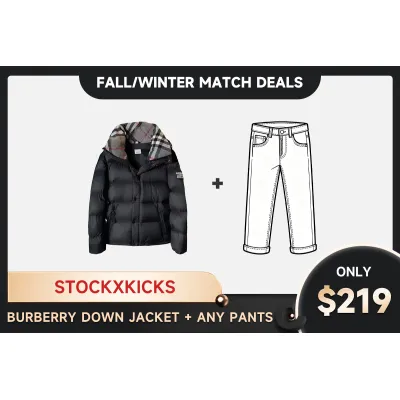 Burberry Down Jacket+ Any hoodie or jeans=$219 01