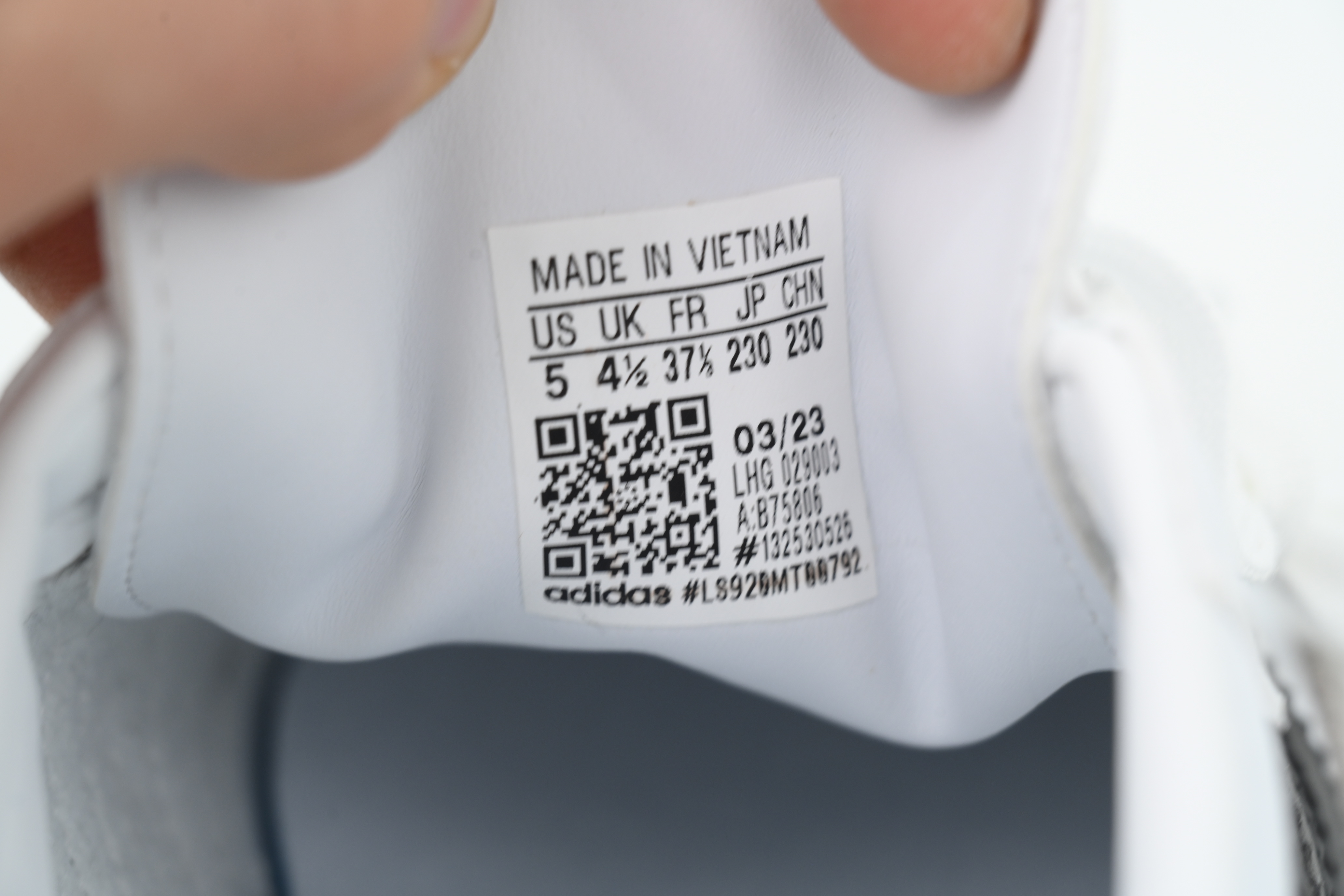 Adidas Samba OG 'White Black Gum' B75806