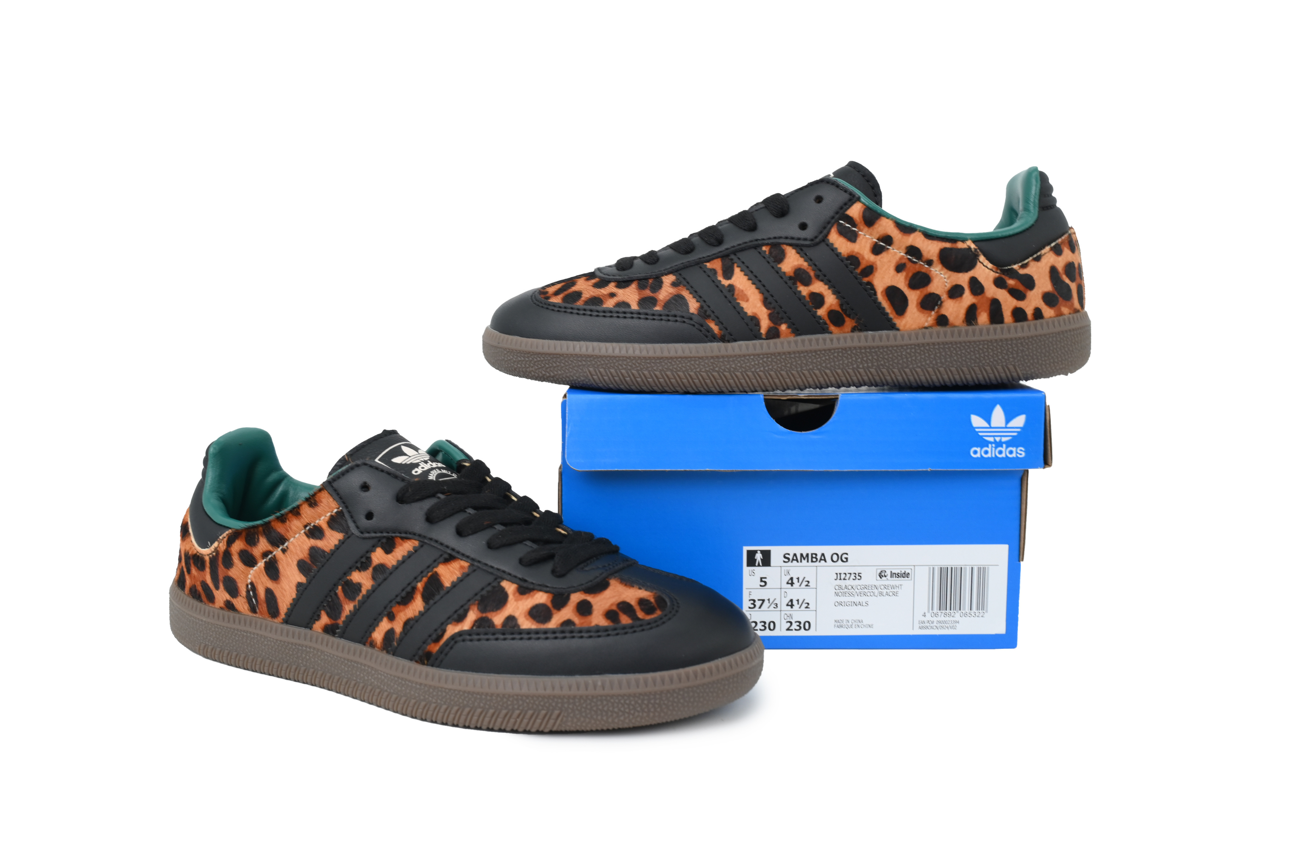 Adidas Wmns Samba OG 'Cheetah Pack - Collegiate Green' JI2735