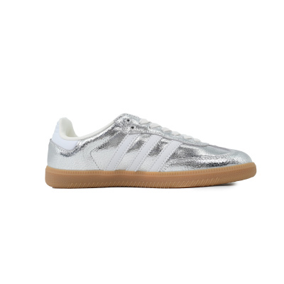 Adidas Wmns Samba OG 'Cracked Metallic Pack - Silver' JR0035 02