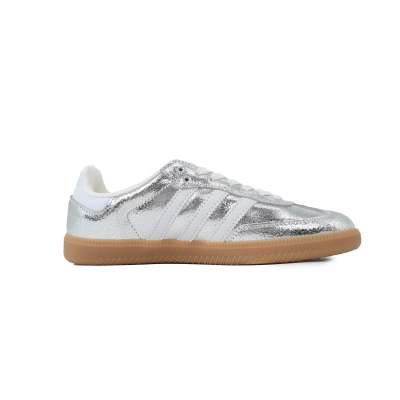 Adidas Wmns Samba OG 'Cracked Metallic Pack - Silver' JR0035 02