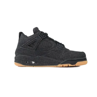 PK God Batch Air Jordan 4 Retro Levi's Black (Levi's Tag) A02571-001 02