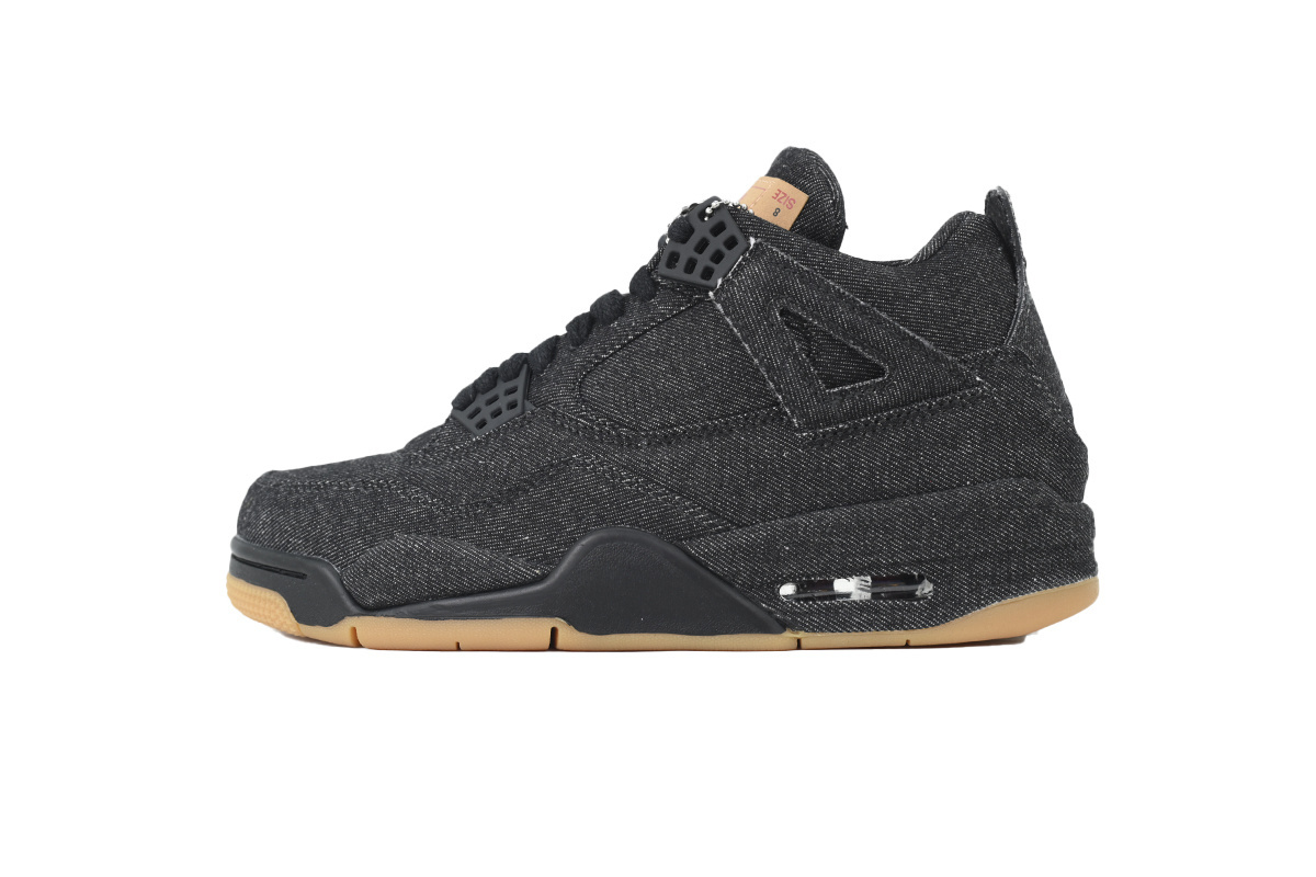 PK God Batch Air Jordan 4 Retro Levi's Black (Levi's Tag) A02571-001