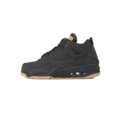 PK God Batch Air Jordan 4 Retro Levi's Black (Levi's Tag) A02571-001 01