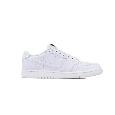 PK God Batch Air Jordan 1 Retro Low OG SP Travis Scott Michael Rubin White Party TD1228-111 02