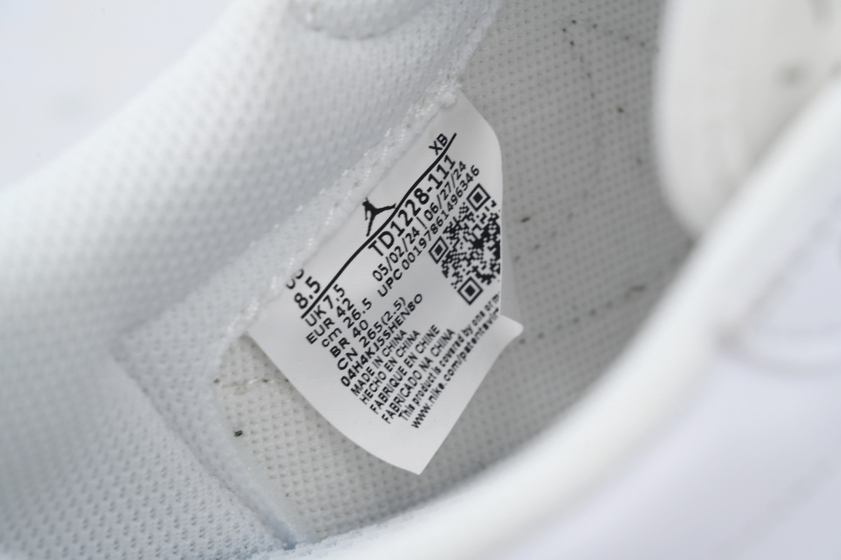 PK God Batch Air Jordan 1 Retro Low OG SP Travis Scott Michael Rubin White Party TD1228-111