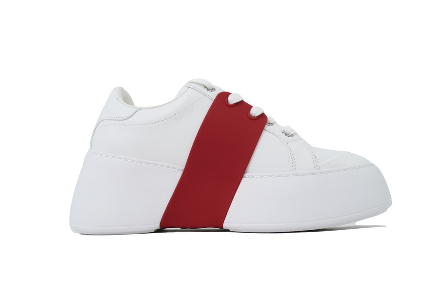 Roger Vivier White And Red Buttons