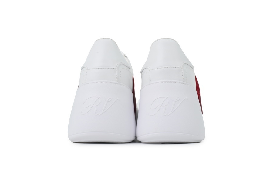 Roger Vivier White And Red Buttons