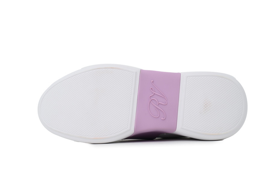 Roger Vivier White Purple Buckle