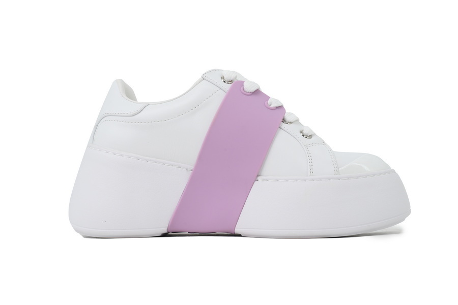 Roger Vivier White Purple Buckle