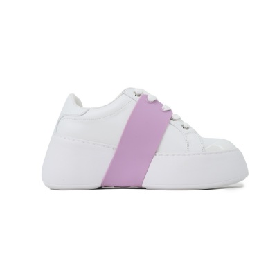 Roger Vivier White Purple Buckle 02