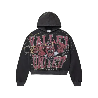 Vale Forever Valley Mascot Pullover Hoodie Black 01